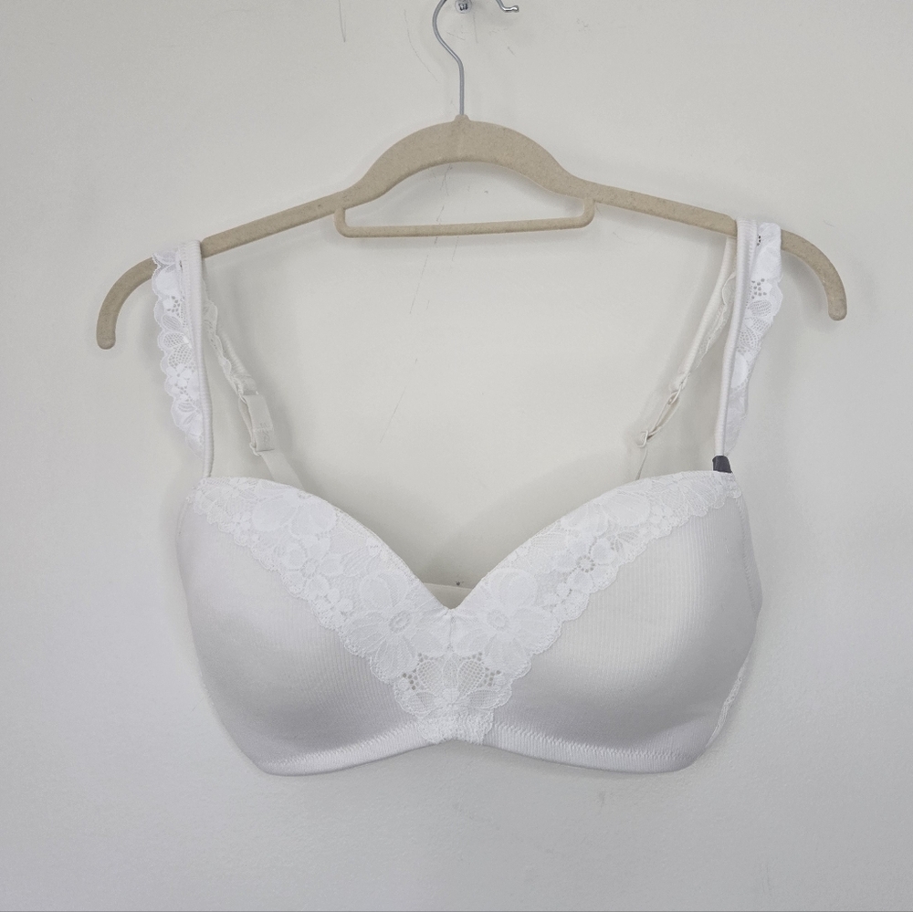 NWT Aerie Wireless Sunnie Bra in White 34DD